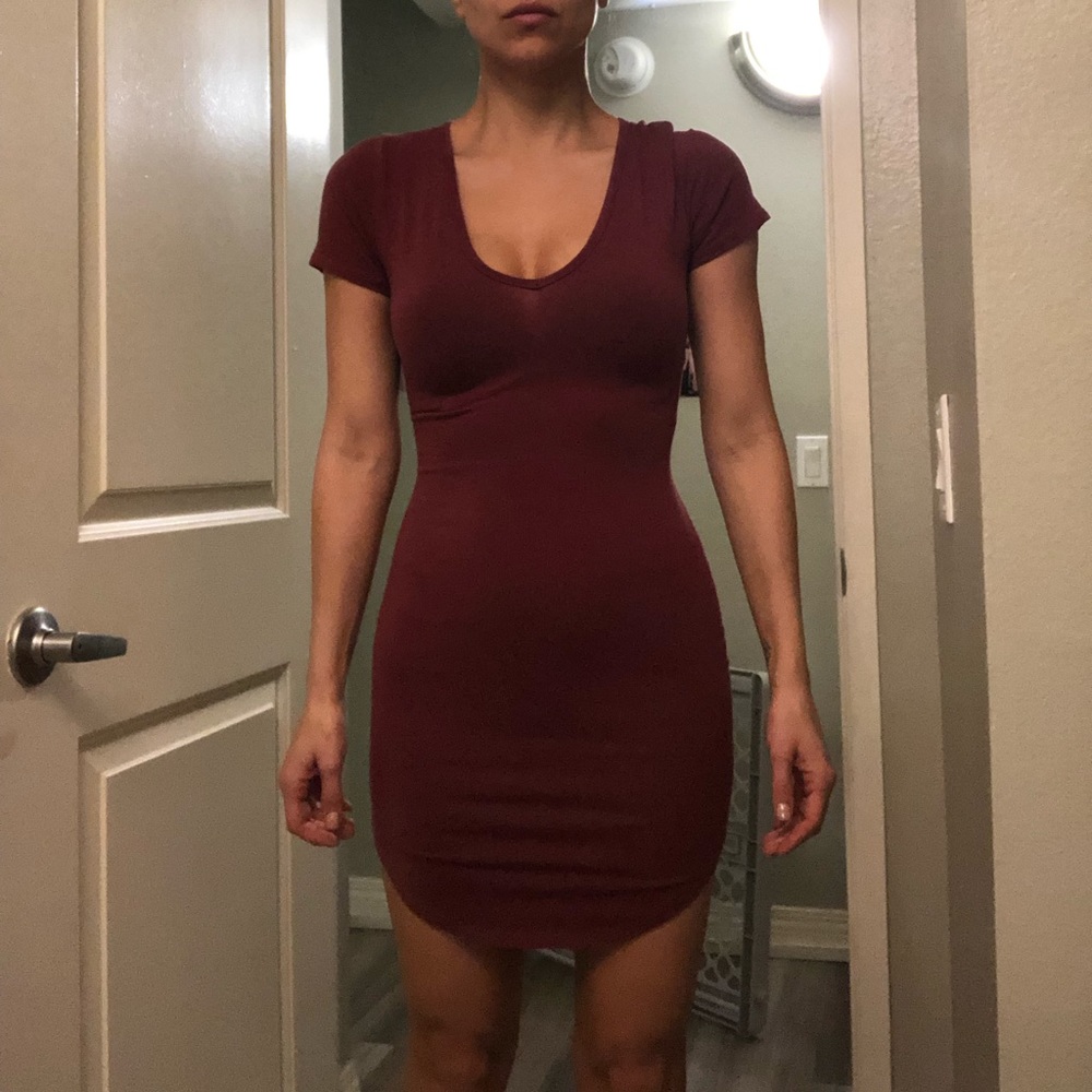 Maroon dress